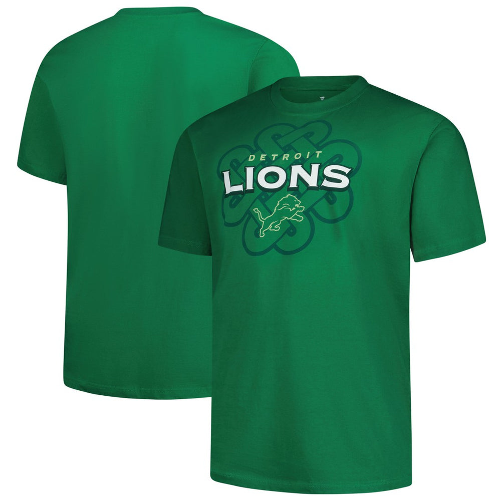Detroit Lions Big & Tall Celtic T-Shirt Kelly Green