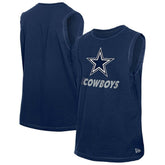 Dallas Cowboys New Era Leisure Collection Muscle Tank Top Navy