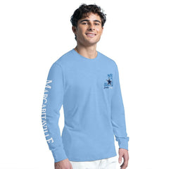 Dallas Cowboys G-III Sports by Carl Banks Margaritaville It's Five O'Clock Somewhere Long Sleeve T-Shirt Light Blue