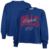 Buffalo Bills '47 Women's Plus Size Muse Sydney Long Sleeve T-Shirt Royal