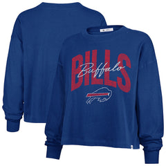 Buffalo Bills '47 Women's Plus Size Muse Sydney Long Sleeve T-Shirt Royal