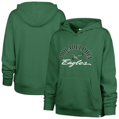 Philadelphia Eagles '47 Women's Plus Size Whirlwind Naomi Hoodie Kelly Green