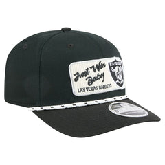 Las Vegas Raiders New Era Chant 9SEVENTY Stretch-Snap Hat Black