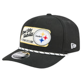 Pittsburgh Steelers New Era Chant 9SEVENTY Stretch-Snap Hat Black