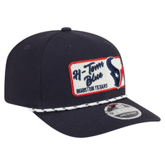 Houston Texans New Era Chant 9SEVENTY Stretch-Snap Hat Navy