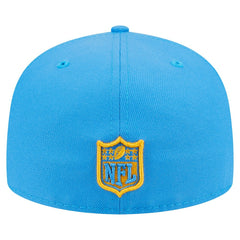 Los Angeles Chargers New Era Oversized 59FIFTY Fitted Hat Powder Blue