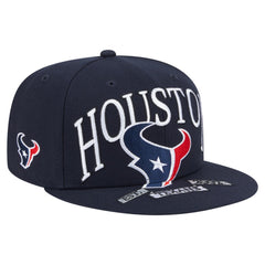 Houston Texans New Era Oversized 59FIFTY Fitted Hat Navy