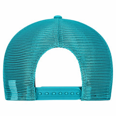 Miami Dolphins New Era Cork Split Panel 9FIFTY Trucker Snapback Hat Gray/Aqua
