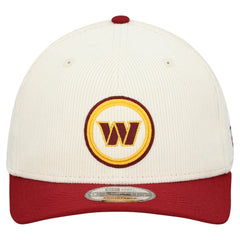 Washington Commanders New Era Loyal Corduroy 9SEVENTY Adjustable Hat Stone