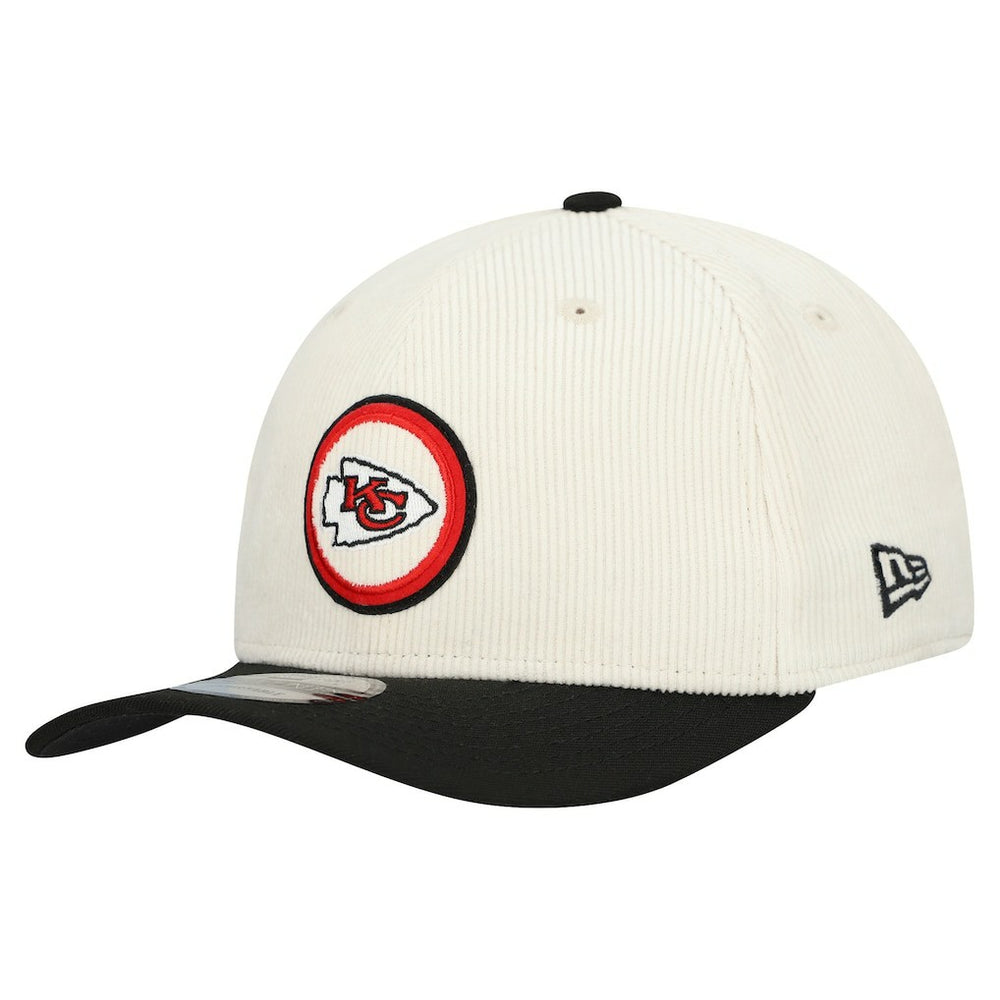 Kansas City Chiefs New Era Loyal Corduroy 9SEVENTY Adjustable Hat Stone