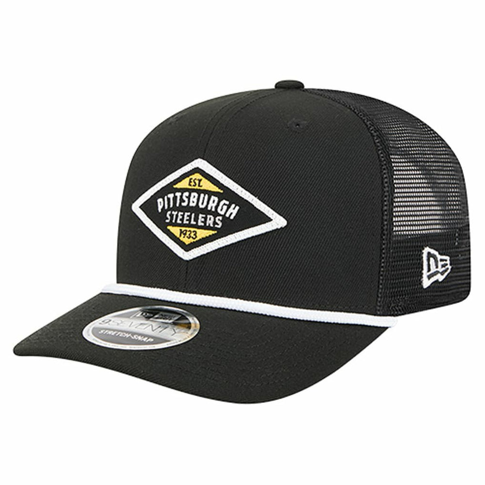 Pittsburgh Steelers New Era Team 9SEVENTY Adjustable Hat Black