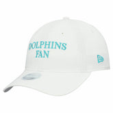 Miami Dolphins New Era Women's Team Fan 9TWENTY Adjustable Hat White