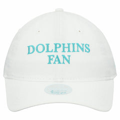 Miami Dolphins New Era Women's Team Fan 9TWENTY Adjustable Hat White