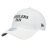 Pittsburgh Steelers New Era Women's Team Fan 9TWENTY Adjustable Hat White