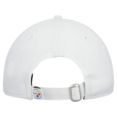 Pittsburgh Steelers New Era Women's Team Fan 9TWENTY Adjustable Hat White