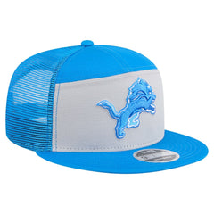 Detroit Lions New Era Outdoor Split Panel 9FIFTY Snapback Hat Gray/Blue