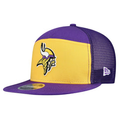 Minnesota Vikings New Era Outdoor Split Panel 9FIFTY Snapback Hat Gold/Purple