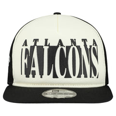 Atlanta Falcons New Era Cutout A-Frame 9FIFTY Snapback Hat Cream/Black