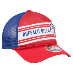 Buffalo Bills New Era Linear A-Frame 9FORTY Adjustable Hat Red