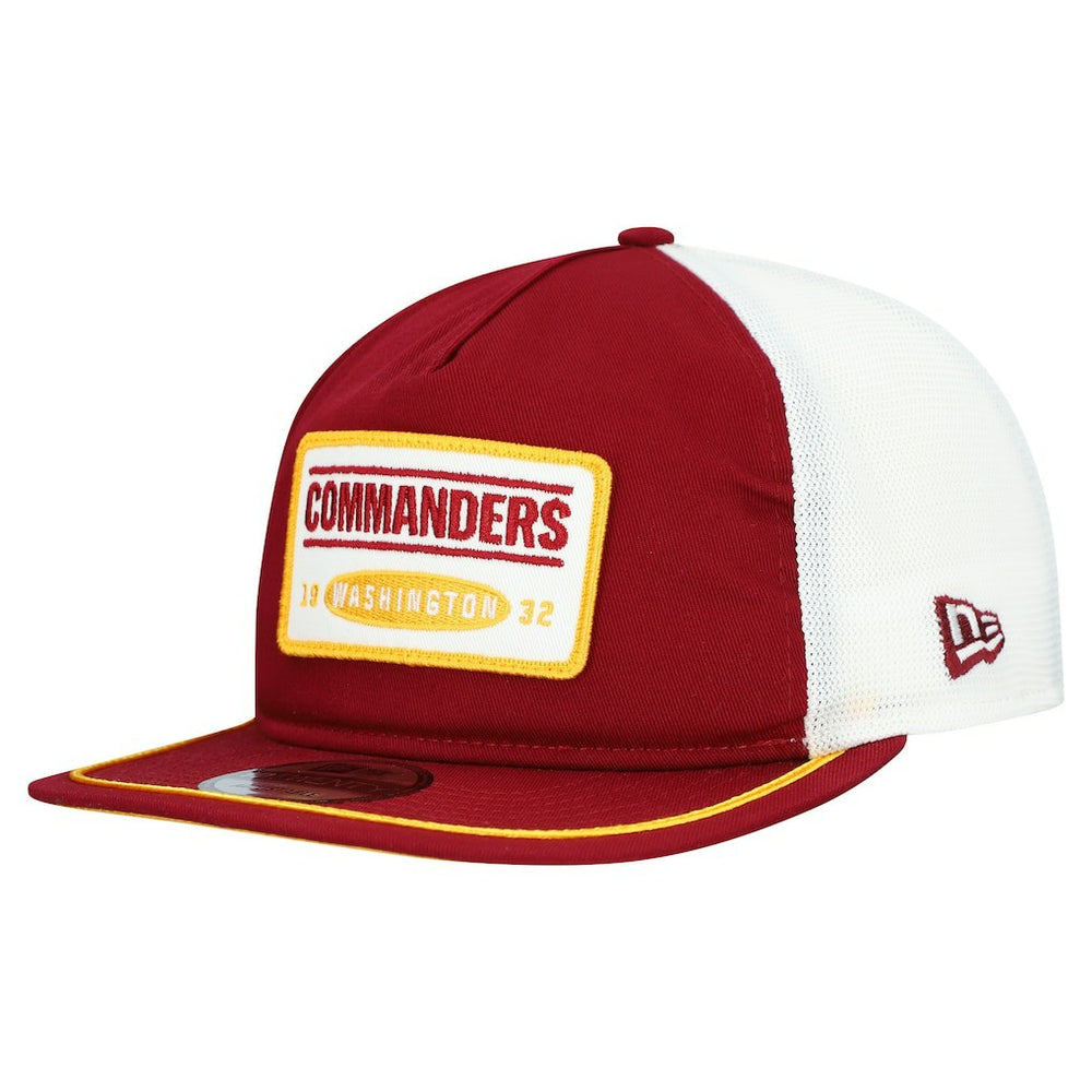 Washington Commanders New Era Patch 19TWENTY Adjustable Hat Burgundy/White