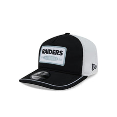 Las Vegas Raiders New Era Patch 19TWENTY Adjustable Hat Black/White