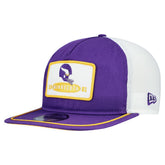 Minnesota Vikings New Era Patch 19TWENTY Adjustable Hat Purple/White