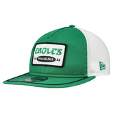 Philadelphia Eagles New Era Patch 19TWENTY Adjustable Hat Kelly Green/White