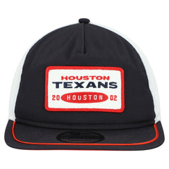 Houston Texans New Era Patch 19TWENTY Adjustable Hat Navy/White