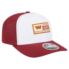 Washington Commanders New Era Established Patch 9SEVENTY Adjustable Hat White/Burgundy