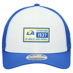 Los Angeles Rams New Era Established Patch 9SEVENTY Adjustable Hat White/Royal