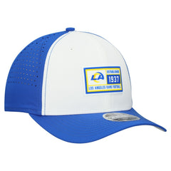 Los Angeles Rams New Era Established Patch 9SEVENTY Adjustable Hat White/Royal