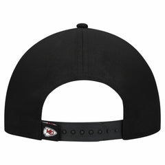 Kansas City Chiefs New Era Women's Metallic 9FORTY M-Crown A-Frame Adjustable Hat Black