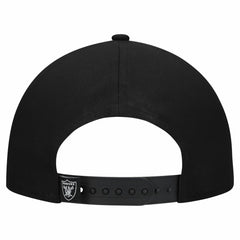 Las Vegas Raiders New Era Women's Metallic 9FORTY M-Crown A-Frame Adjustable Hat Black