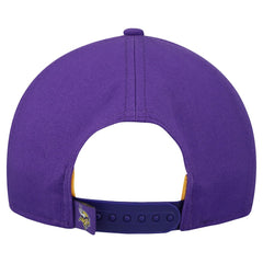 Minnesota Vikings New Era Women's Metallic 9FORTY M-Crown A-Frame Adjustable Hat Purple