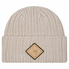 Minnesota Vikings New Era Logo Applique Cuffed Knit Hat Light Beige