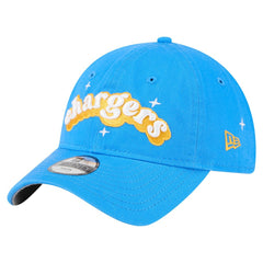 Los Angeles Chargers New Era Girls Youth Cheer 9TWENTY Adjustable Hat Powder Blue
