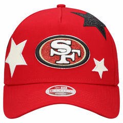 San Francisco 49ers New Era Women's Stardom A-Frame 9FORTY Adjustable Hat Scarlet