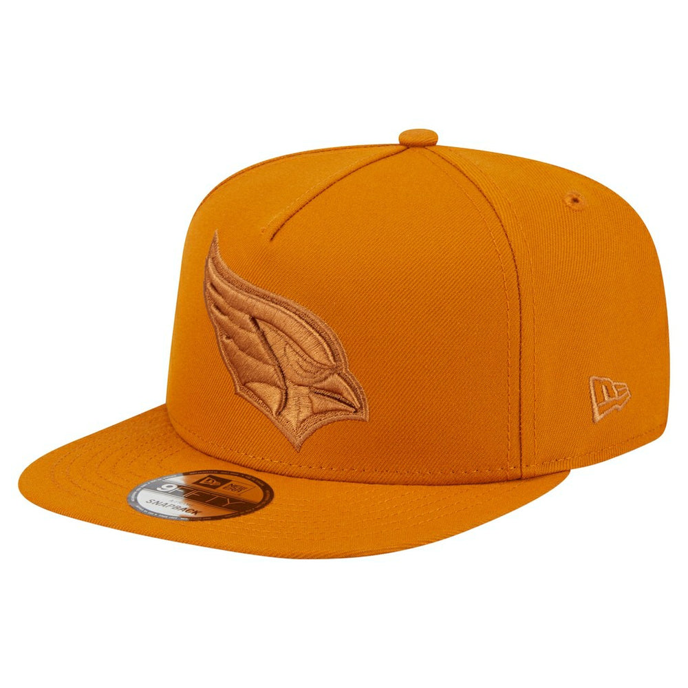 Arizona Cardinals New Era Color Pack A-Frame 9FIFTY Snapback Hat Brown