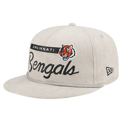 Cincinnati Bengals New Era Cord Rope Corduroy 9FIFTY Snapback Hat Gray
