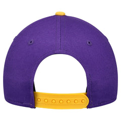 Minnesota Vikings New Era Youth Arch COOLERA 9FORTY A-Frame Adjustable Hat Purple/Gold