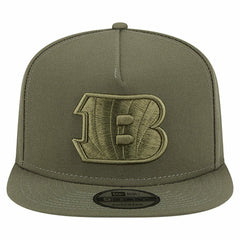 Cincinnati Bengals New Era Youth Color Pack A-Frame 9FIFTY Snapback Hat Olive