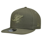 Miami Dolphins New Era Youth Color Pack A-Frame 9FIFTY Snapback Hat Olive