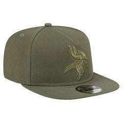 Minnesota Vikings New Era Youth Color Pack A-Frame 9FIFTY Snapback Hat Olive