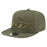New York Jets New Era Youth Color Pack A-Frame 9FIFTY Snapback Hat Olive