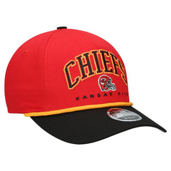 Kansas City Chiefs New Era Preschool Arch COOLERA 9FORTY A-Frame M-Crown Adjustable Hat Red/Black