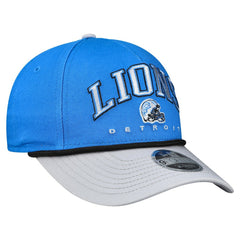 Detroit Lions New Era Preschool Arch COOLERA 9FORTY A-Frame M-Crown Adjustable Hat Blue/Gray