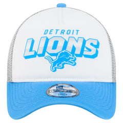 Detroit Lions New Era Preschool 9FORTY A-Frame Adjustable Hat White