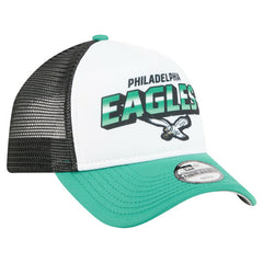 Philadelphia Eagles New Era Preschool 9FORTY A-Frame Adjustable Hat White