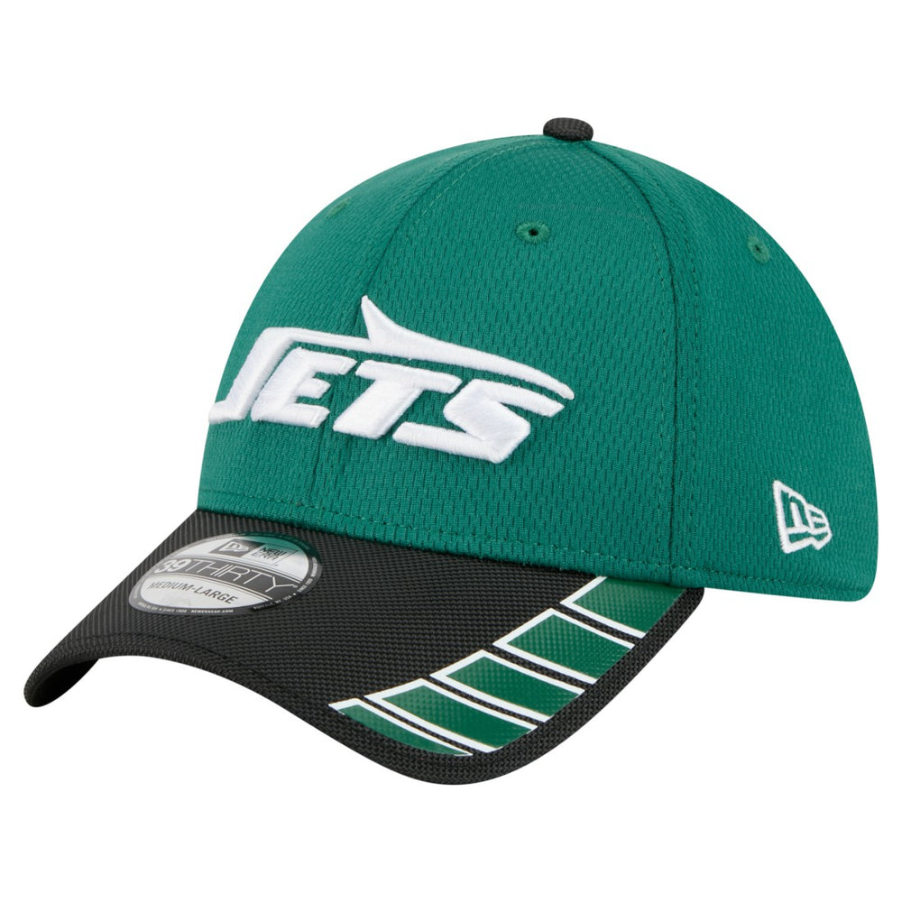 New York Jets New Era Visor Hit 39THIRTY Flex Hat Green