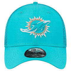 Miami Dolphins New Era Outline 39THIRTY Flex Hat Aqua